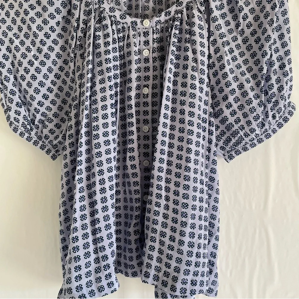 Madewell blue puff